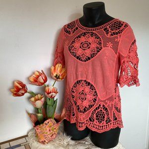 Energe World Wear Coral Blouse